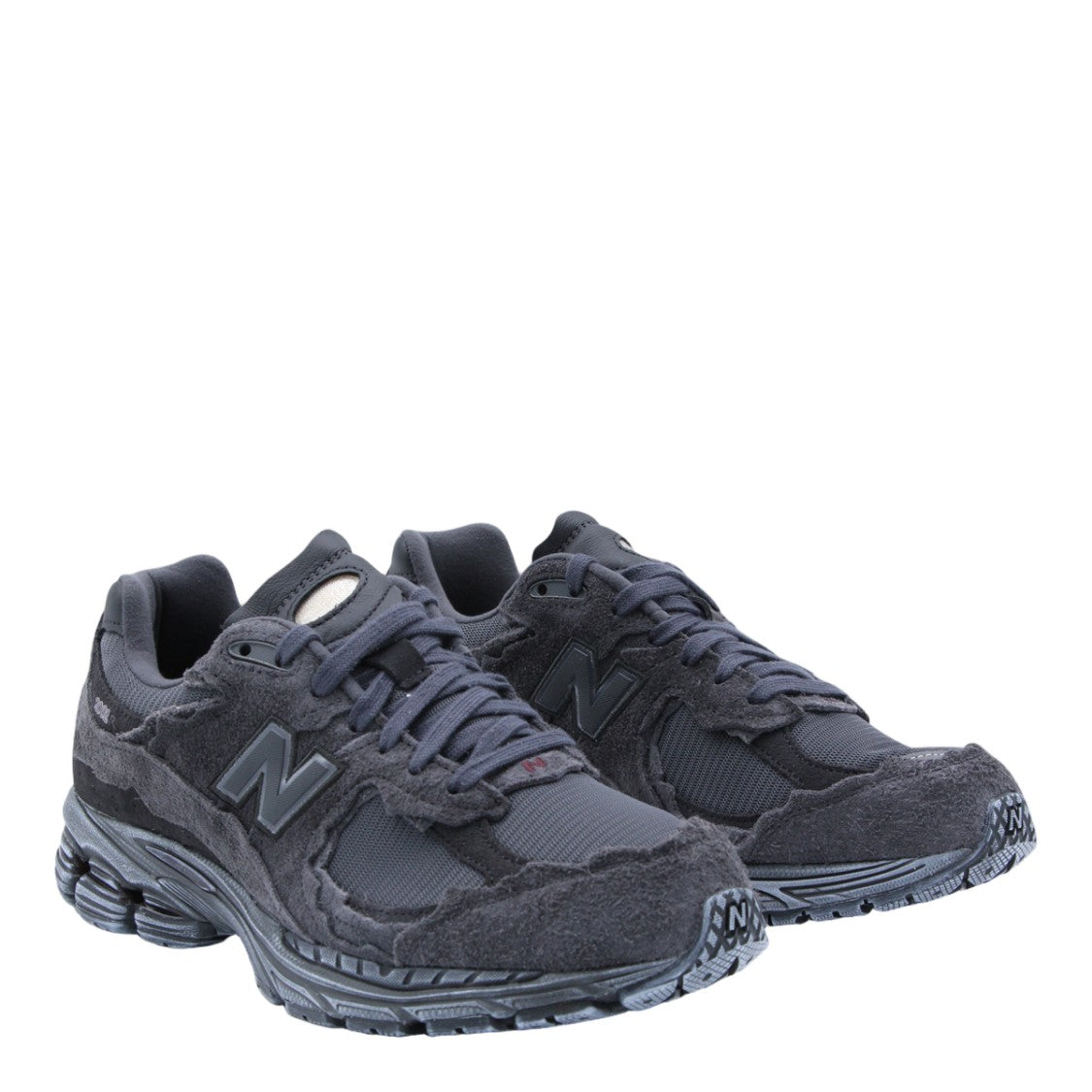 New Balance Classic Grey Sneakers With White Accents