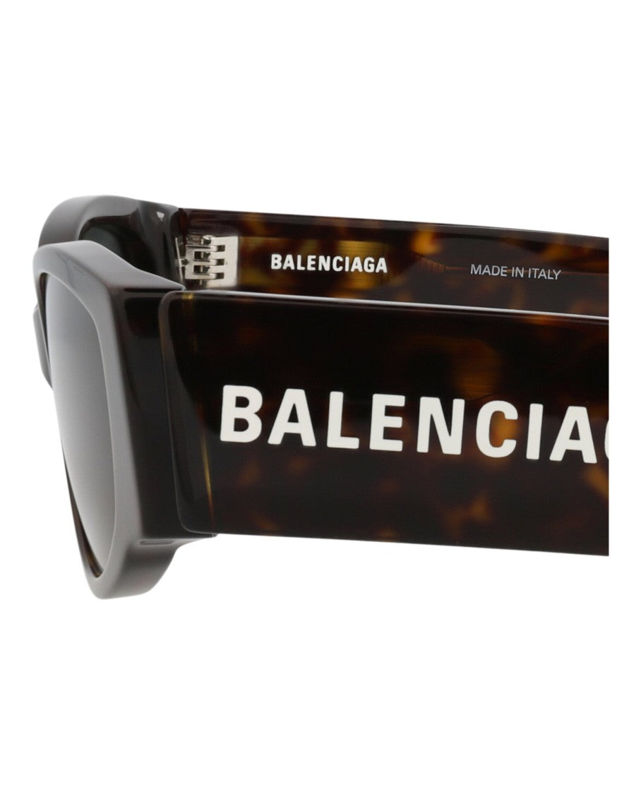 Balenciaga Cat Eye-Frame Recycled Acetate Sunglasses With Tortoiseshell Pattern