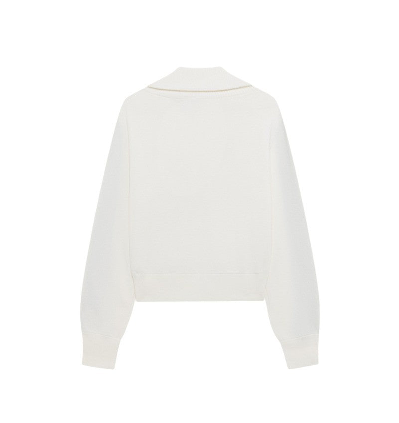 Autry Full-Zip Jacket With Contrasting Striped Accents