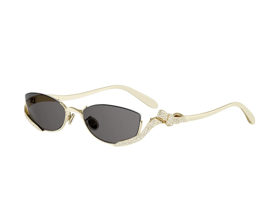 Dior Gold Cd4284us Embellished Metal Sunglasses