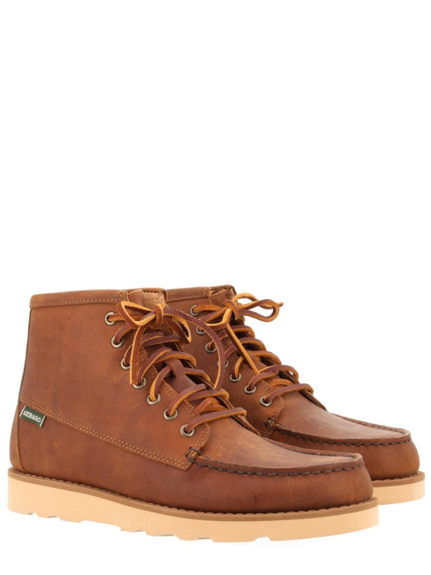 Sebago Brown Tala Mid Crazy Horse Boots