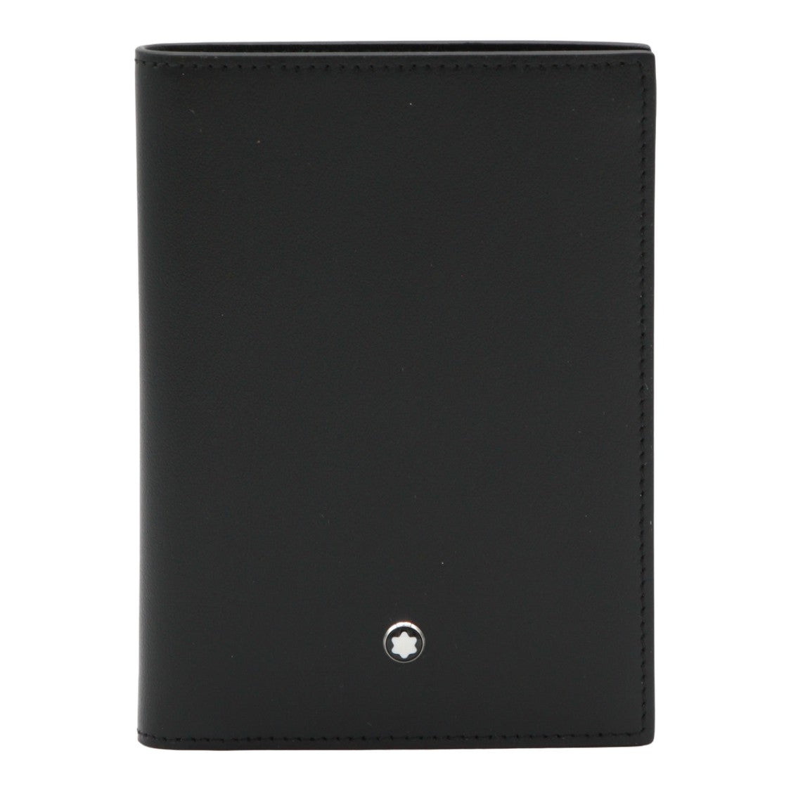 Montblanc Black Wallet With Smooth Finish