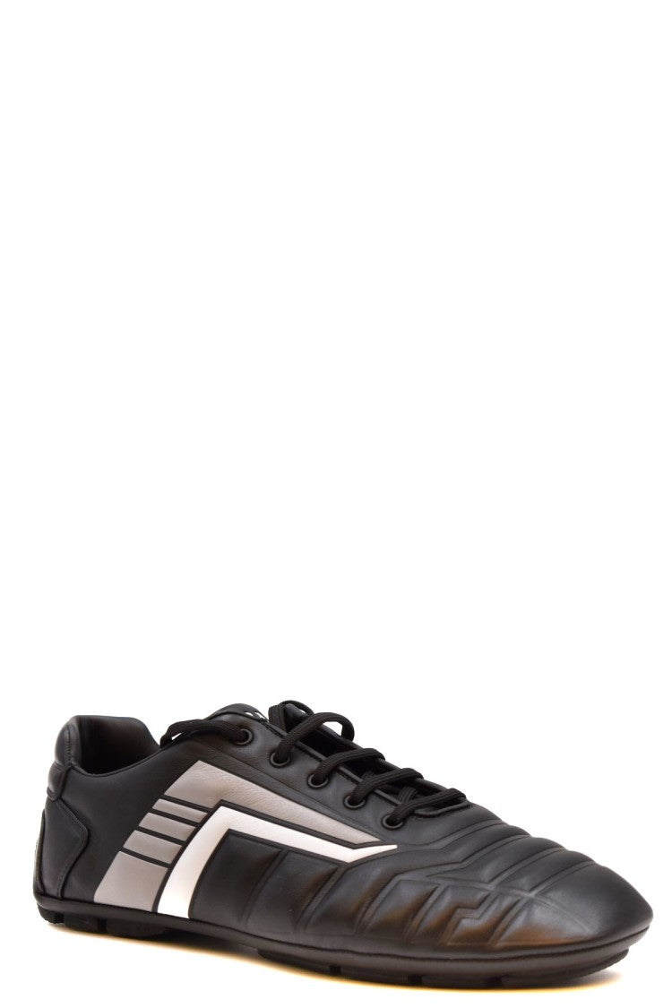 Prada Black Leather Sneaker