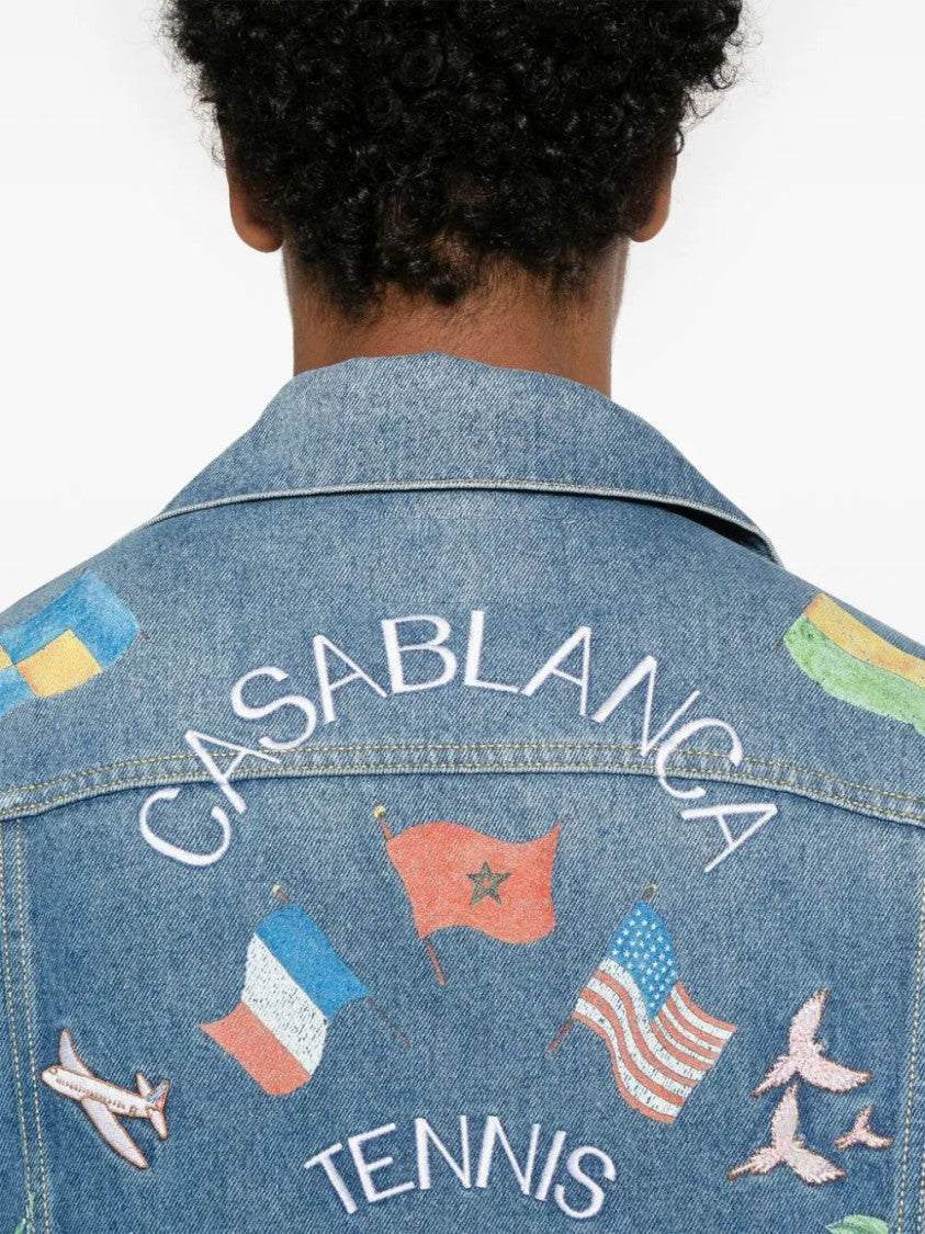 Casablanca Tennis Club Denim Jacket