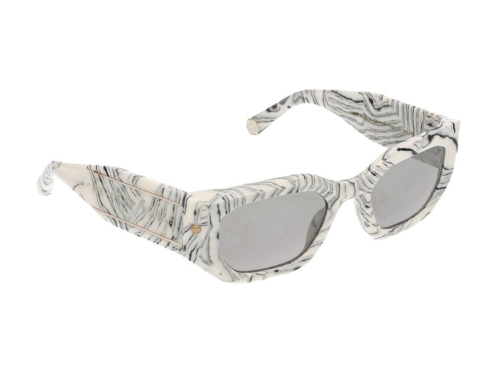 Philipp Plein Sunglasses Spp066m 09Yl Ivory Marbled 51/21/135