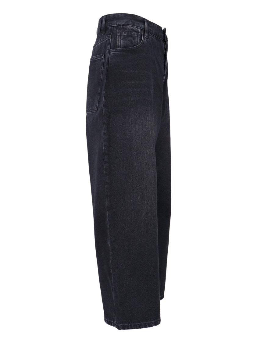 Studio Nicholson Straight-Leg Black Jeans With Minimalist Design