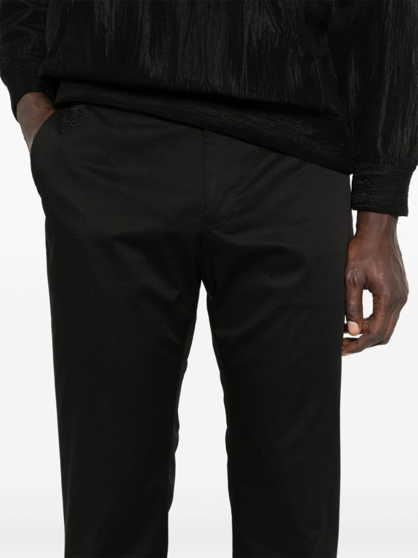 Dolce & Gabbana Tailored Black Trousers With Classic Straight Leg Design