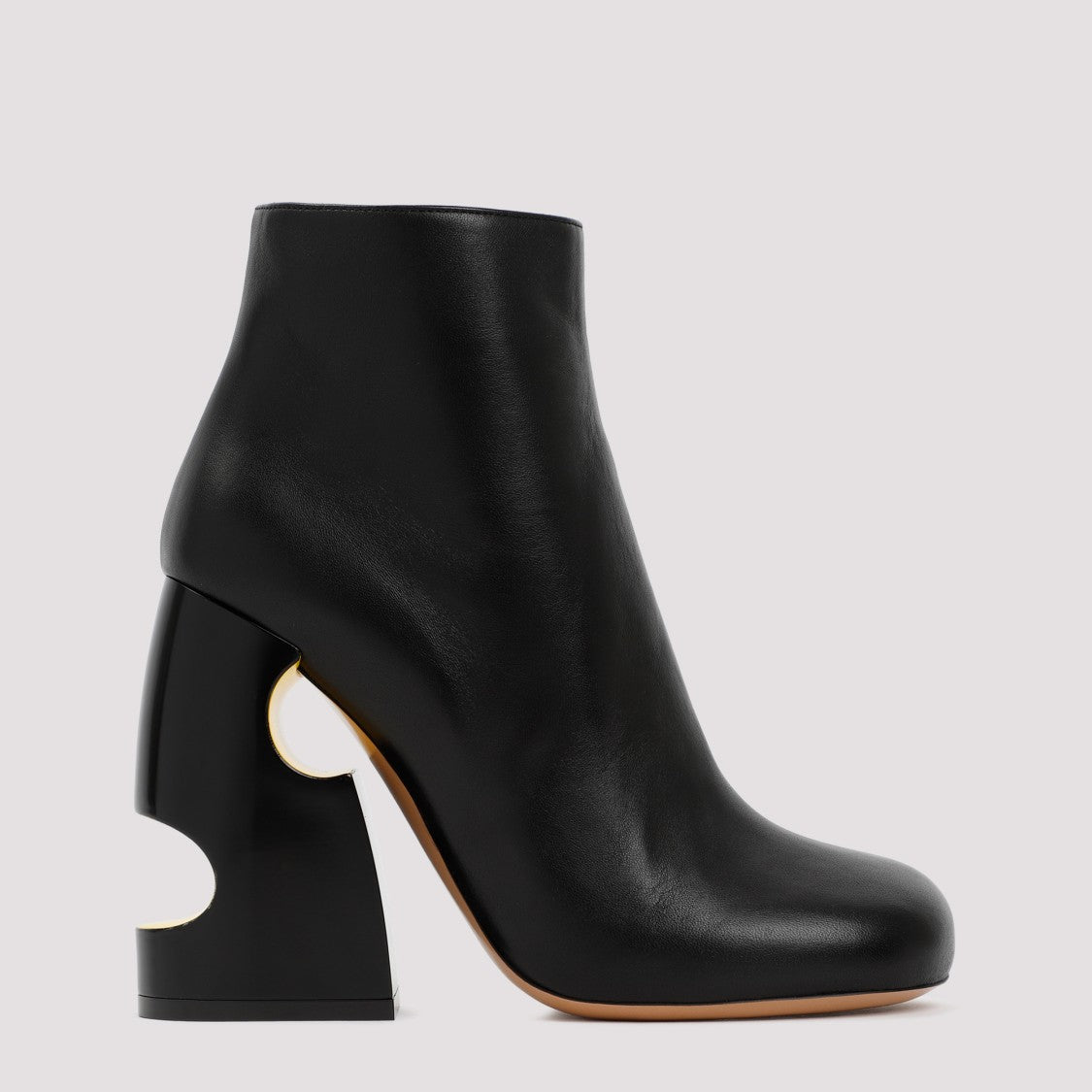 Off-White Black Pop Bulky Nappa Ankle Boot