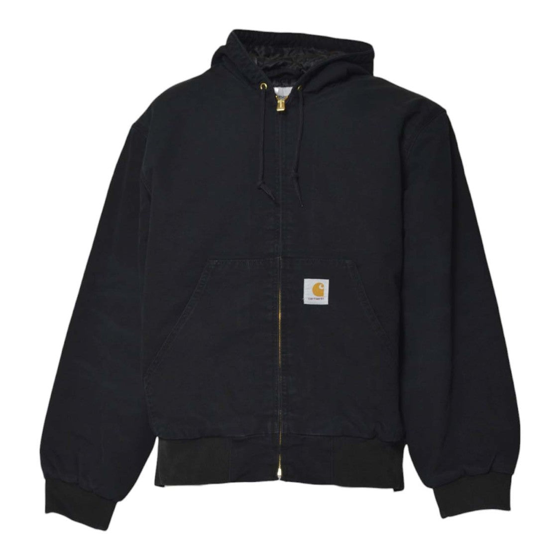 Carhartt Wip Hooded Jacket With Quilted Interior And Logo Patch