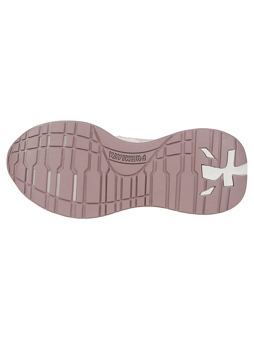Premiata Lauryn Animal Print Calf Leather Sneakers