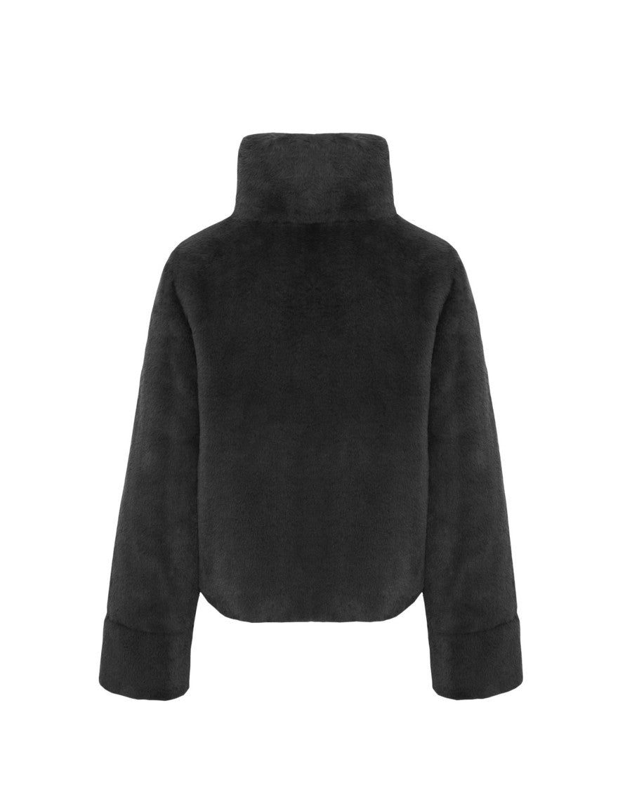 Colmar Originals Black Reversible Faux Fur Down Jacket