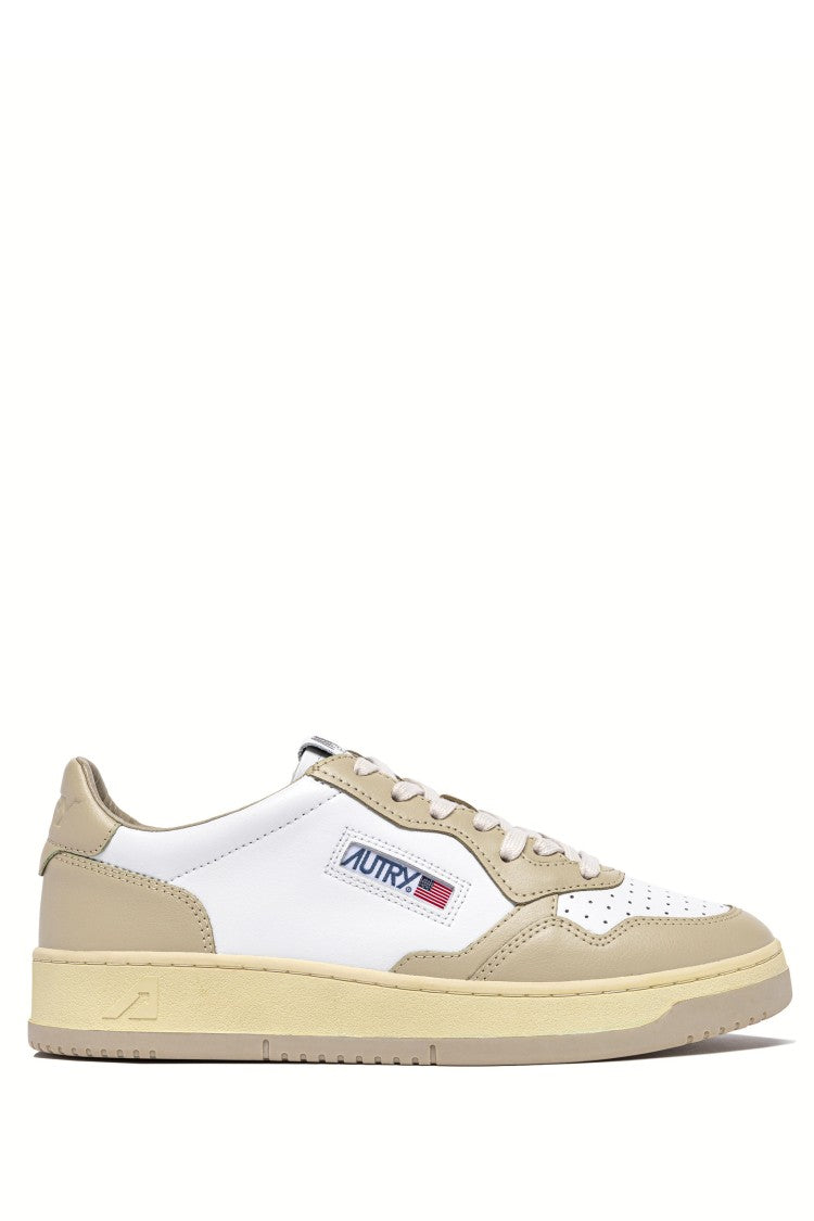 Autry Women’S Bicolor Leather Sneakers