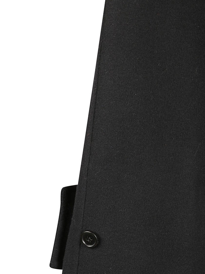 Chloé Peplum Hem Wool Jacket With Shawl Collar