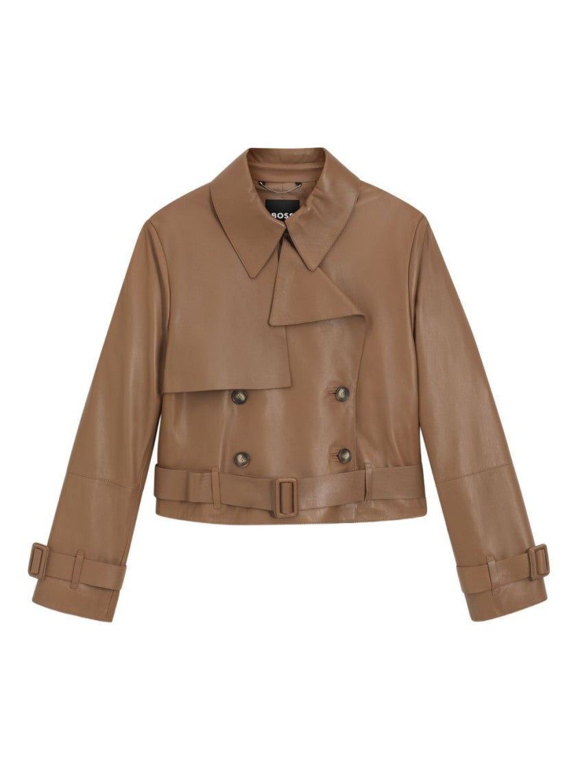 Boss Satela Leather Jacket