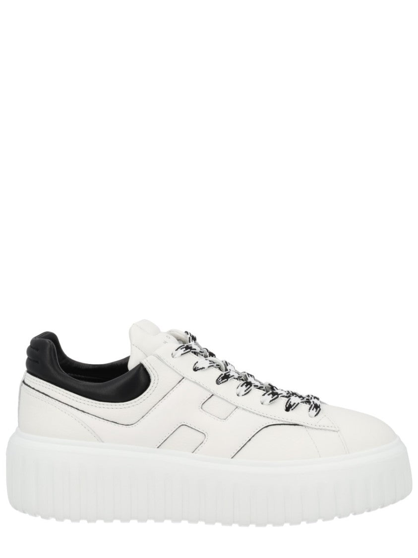 Hogan H-Stripes Embossed Chunky Sneakers