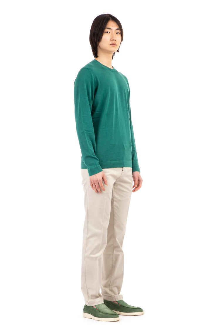 Drumohr Frosted Cotton Crewneck