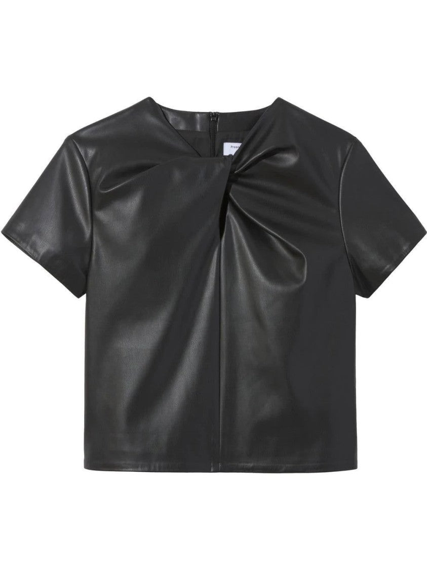 Proenza Schouler Twisted Short Sleeve Top
