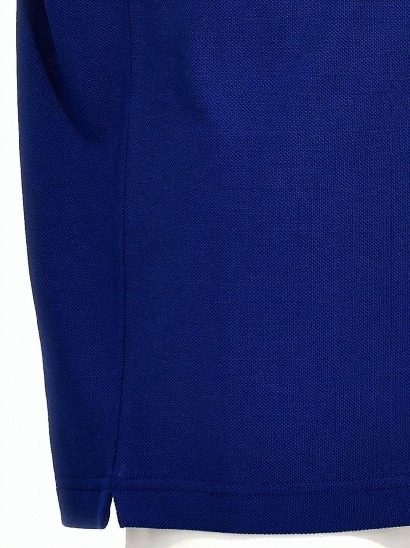 Moncler Classic Pique Cotton Polo Shirt With Logo