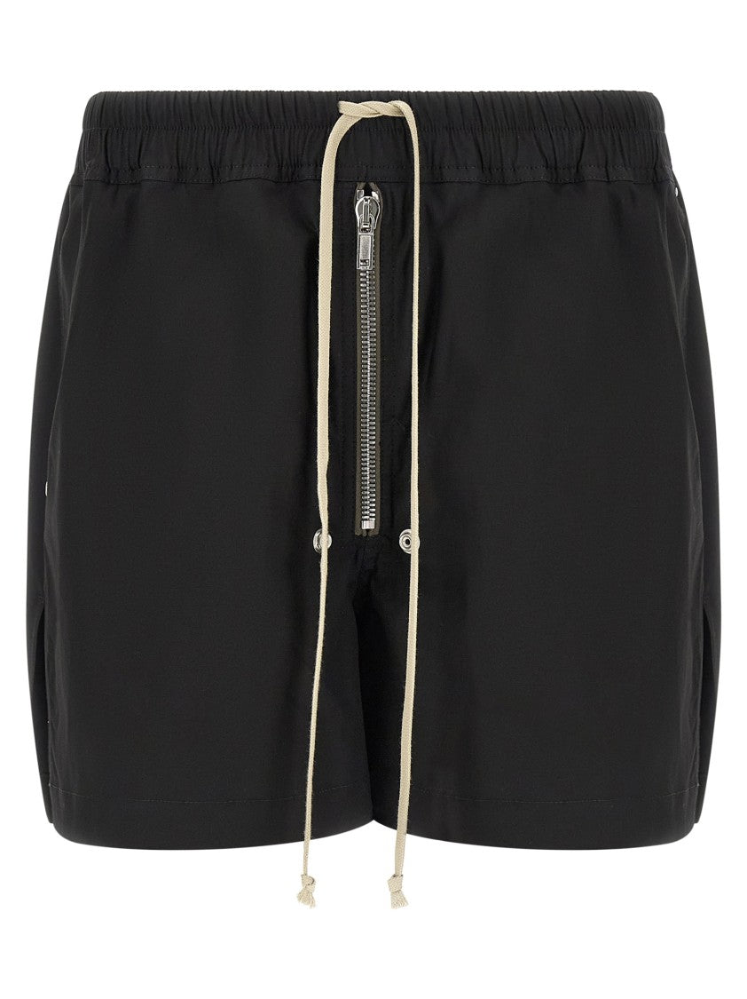 Rick Owens 'Bela Boxers' Cotton Poplin Bermuda Shorts