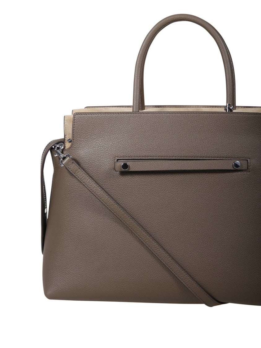 Tory Burch Mercer Pebbled Large Satchel