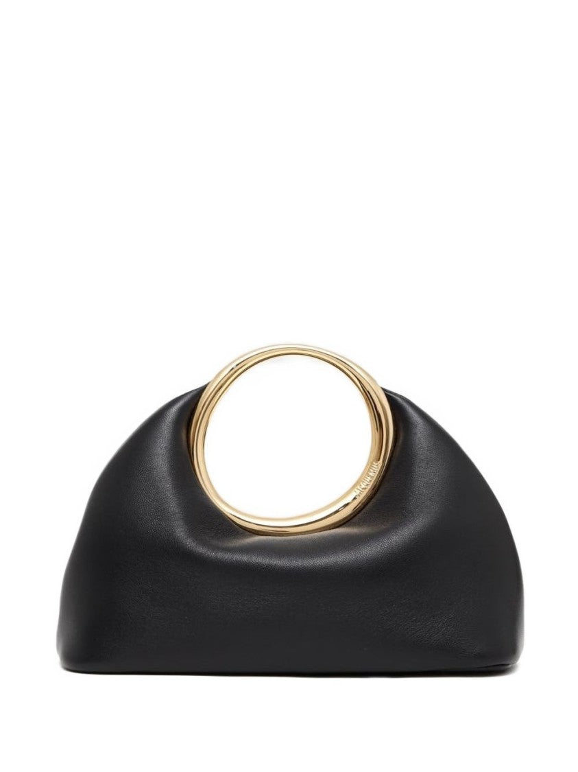 Jacquemus Black Bag With Circular Top Handle