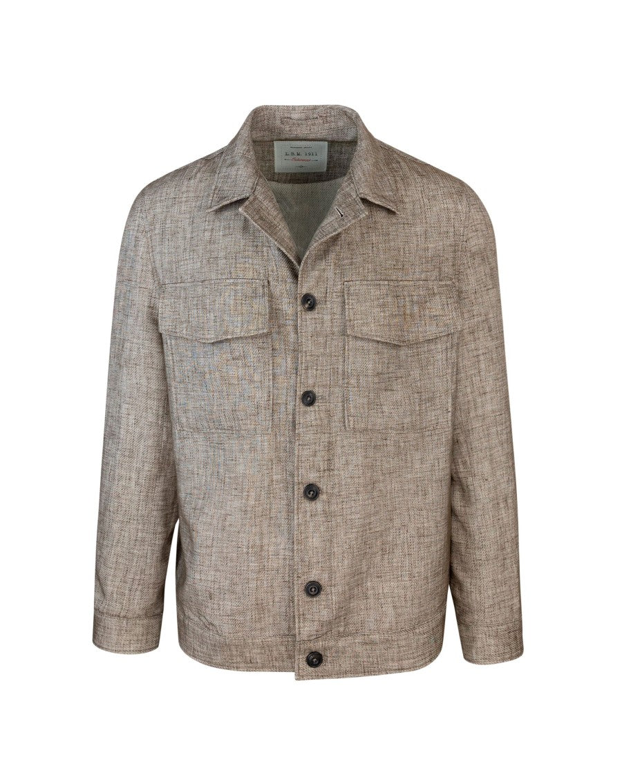 L.B.M. 1911 Beige Untreated Overshirt