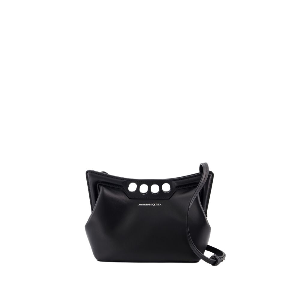 Alexander Mcqueen The Mini Peak Purse - Leather - Black
