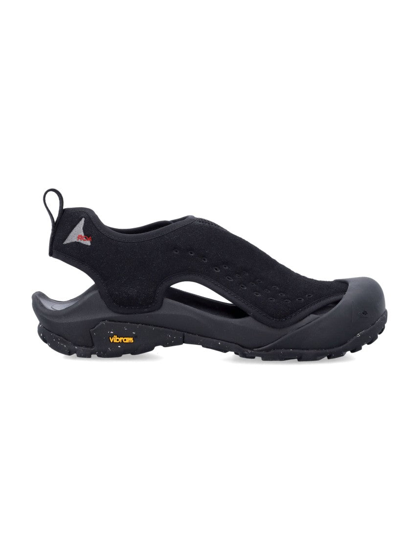 Roa Black Arpy Sandals With Protective Rubber Cup
