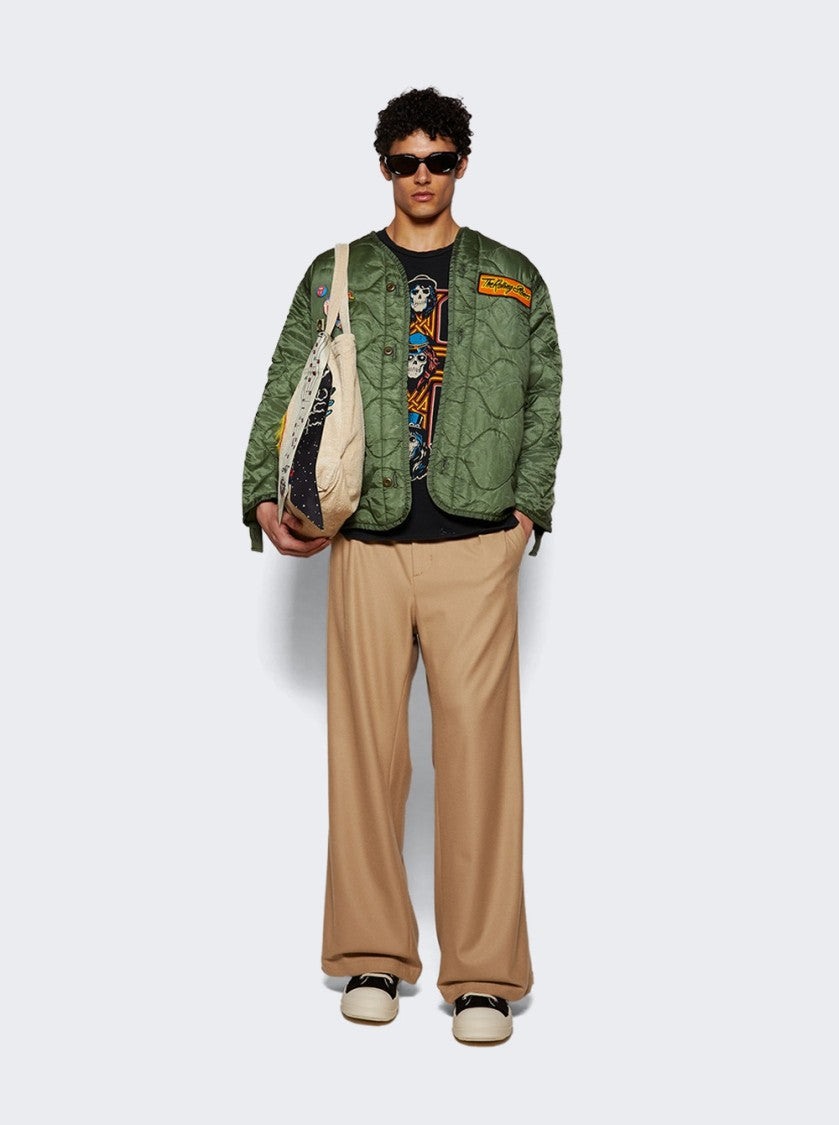 Nahmias Pleated Trousers Sand Tropical