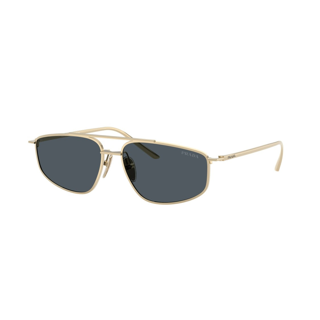 Prada 0Pr C51s Gold Metal Frame Sunglasses