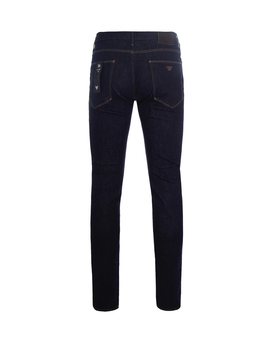 Emporio Armani Stretch Cotton Denim Slim Fit Jeans