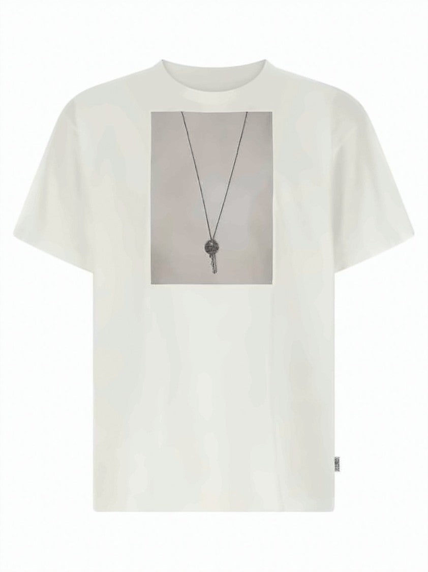Mm6 By Maison Margiela Photographic Print Short-Sleeved T-Shirt With Crew Neckline