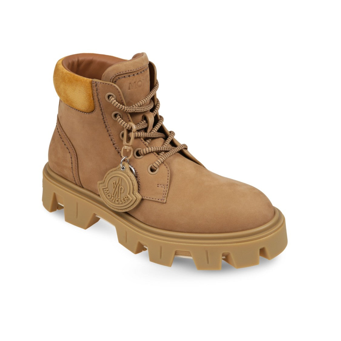 Moncler Chunky Nubuck Leather Boots