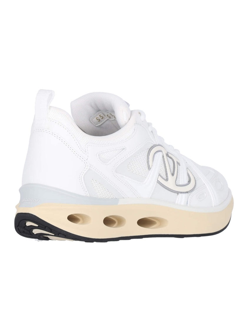 Valentino Garavani Vlogo Easyjog Low-Top Sneakers – White