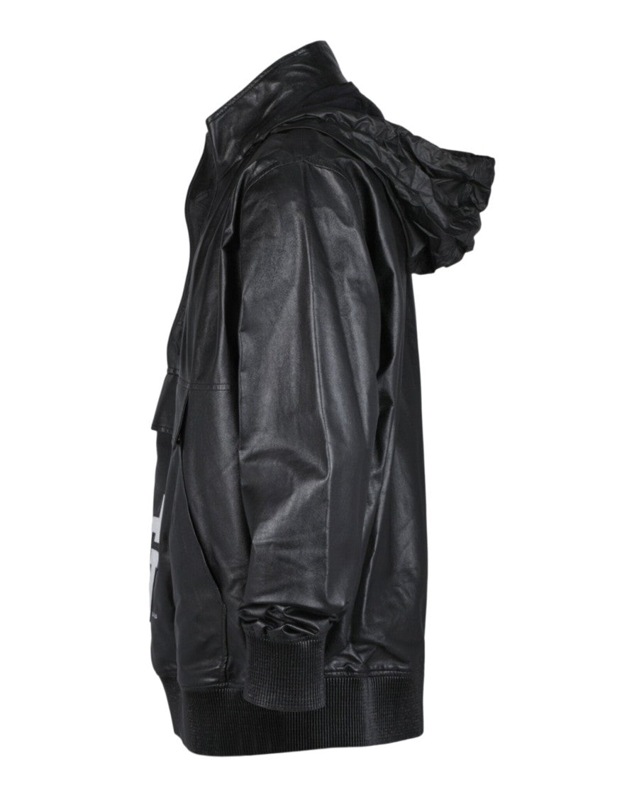 Givenchy Graphic Leather Hoodie