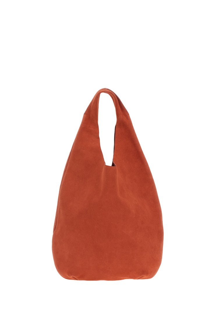 A.P.C. Orange Le Neige Suede Tote Bag