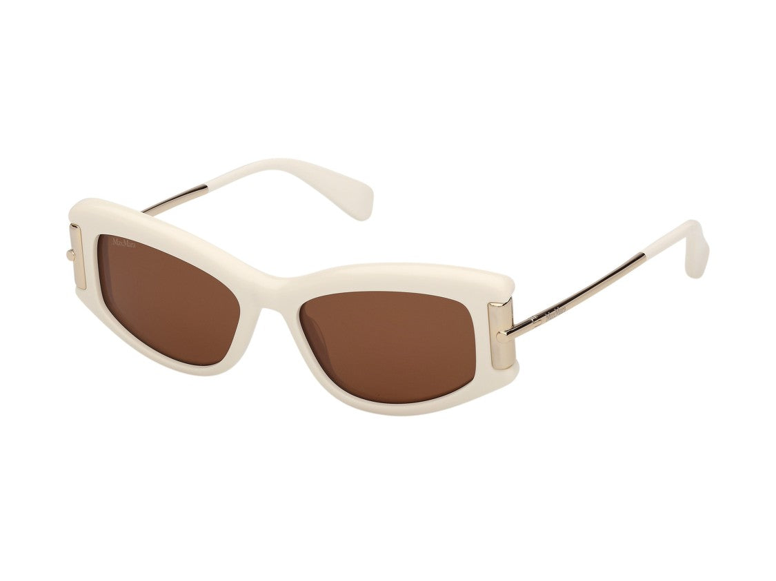 Max Mara Glossy Mm0189 Bold Oversized Square Sunglasses