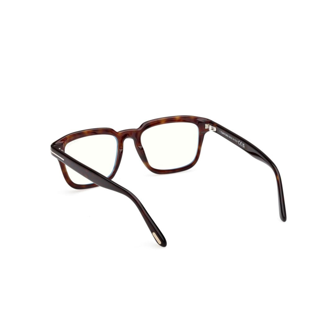 Tom Ford Ft6032-B Tortoiseshell Pattern Rectangular Frame Eyeglasses
