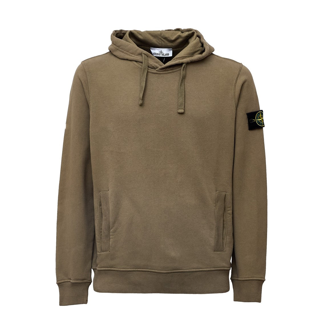Stone Island Organic Cotton Hooded Sweatshirt