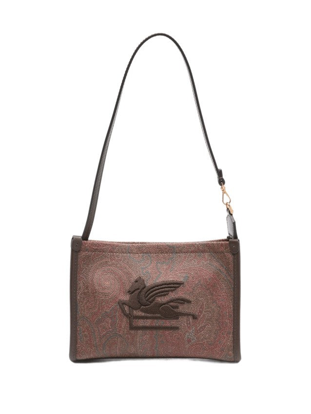 Etro Rectangular Shoulder Bag With Paisley Jacquard Design