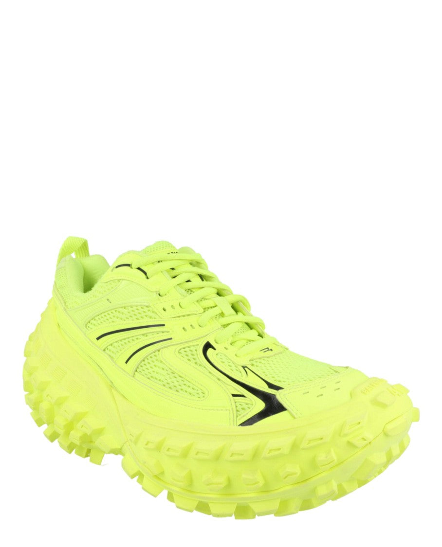 Balenciaga Chunky Low-Top Sneakers With Tire-Tread Outsole And Debossed Logo