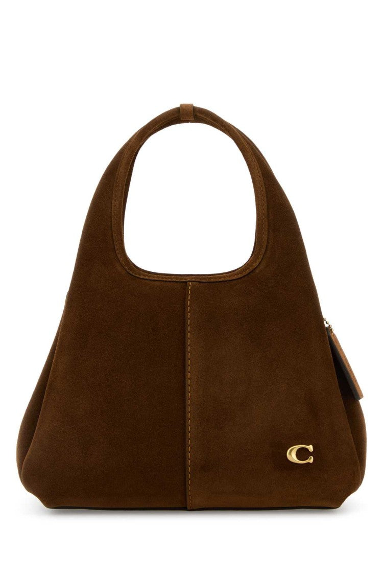 Coach New York Caramel Suede Handbag