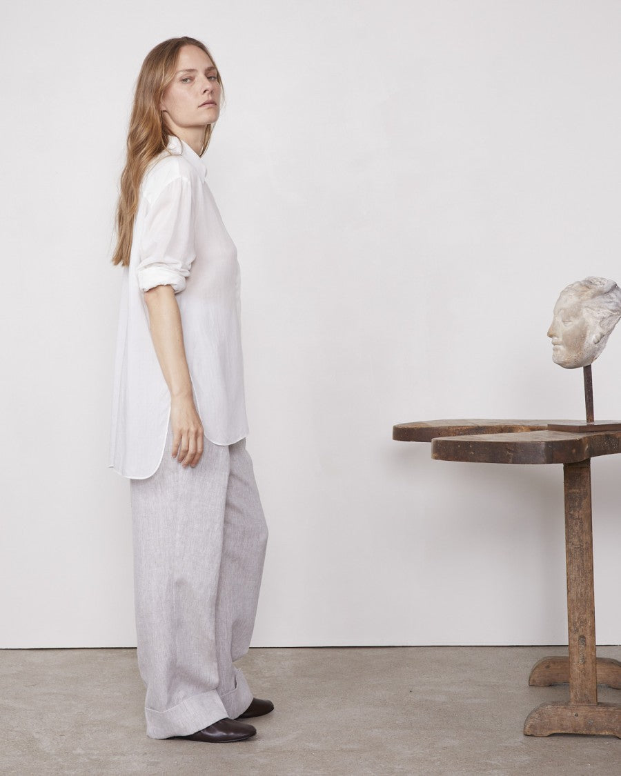 Officine Generale Loose Fit Long Sleeve Shirt