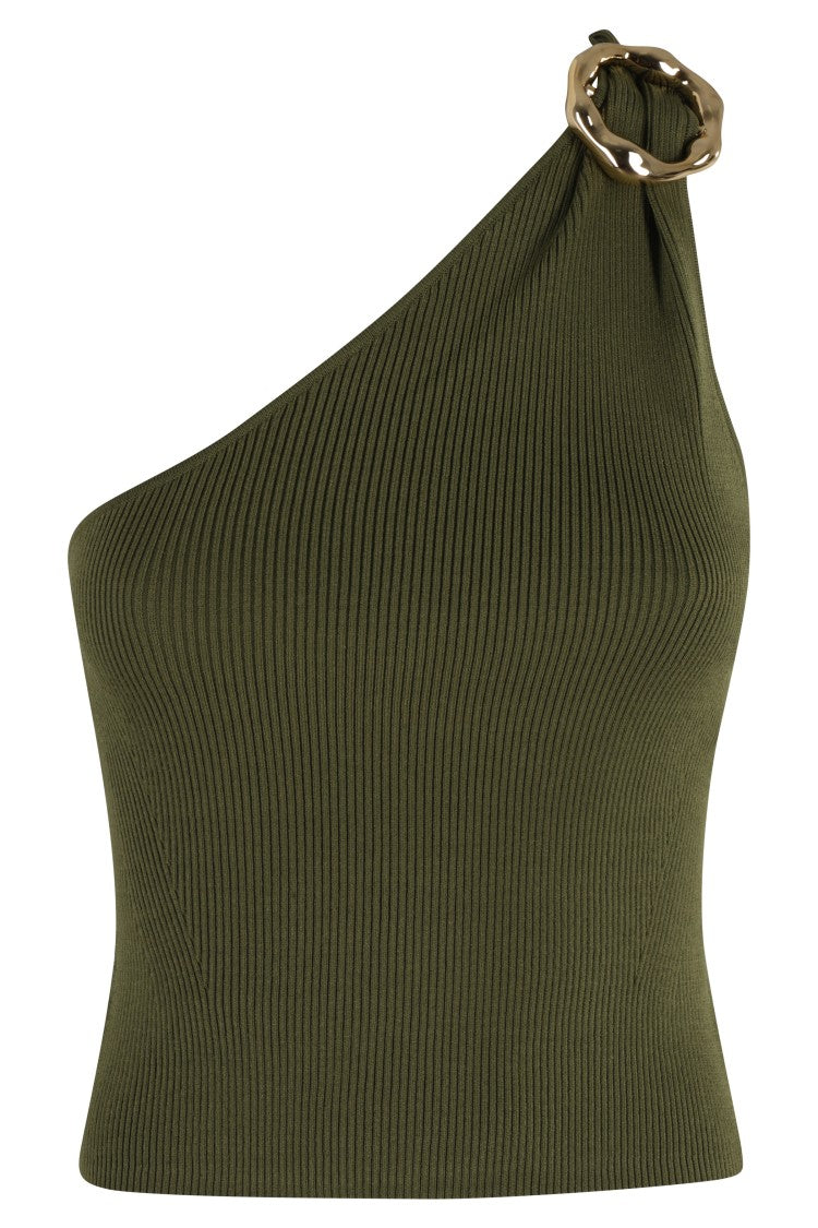 Simkhai Fenix One-Shoulder Top