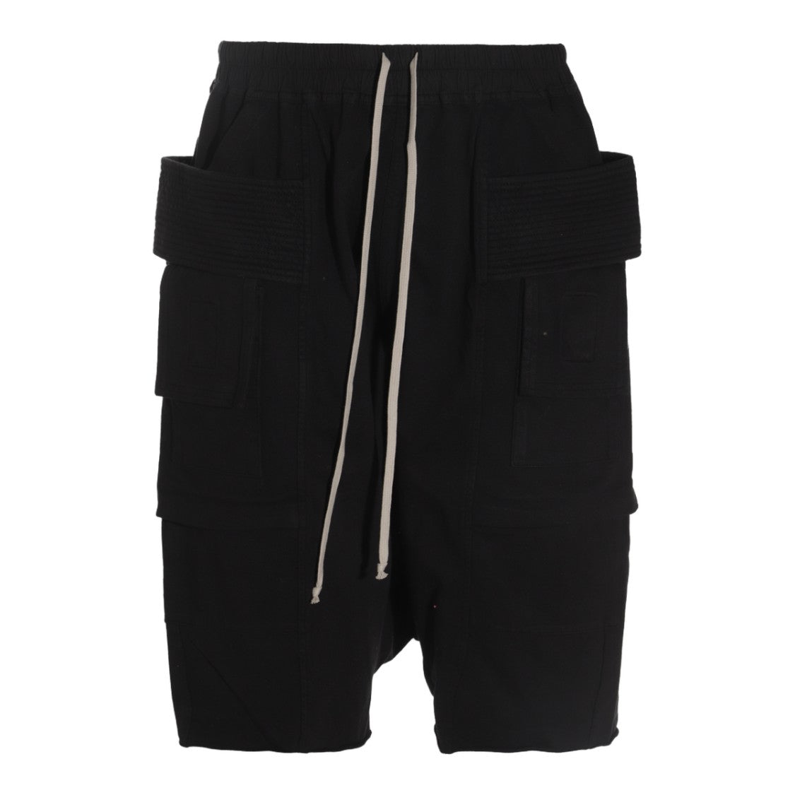 Drkshdw By Rick Owens Mid-Thigh Black Shorts With Clean Silhouette