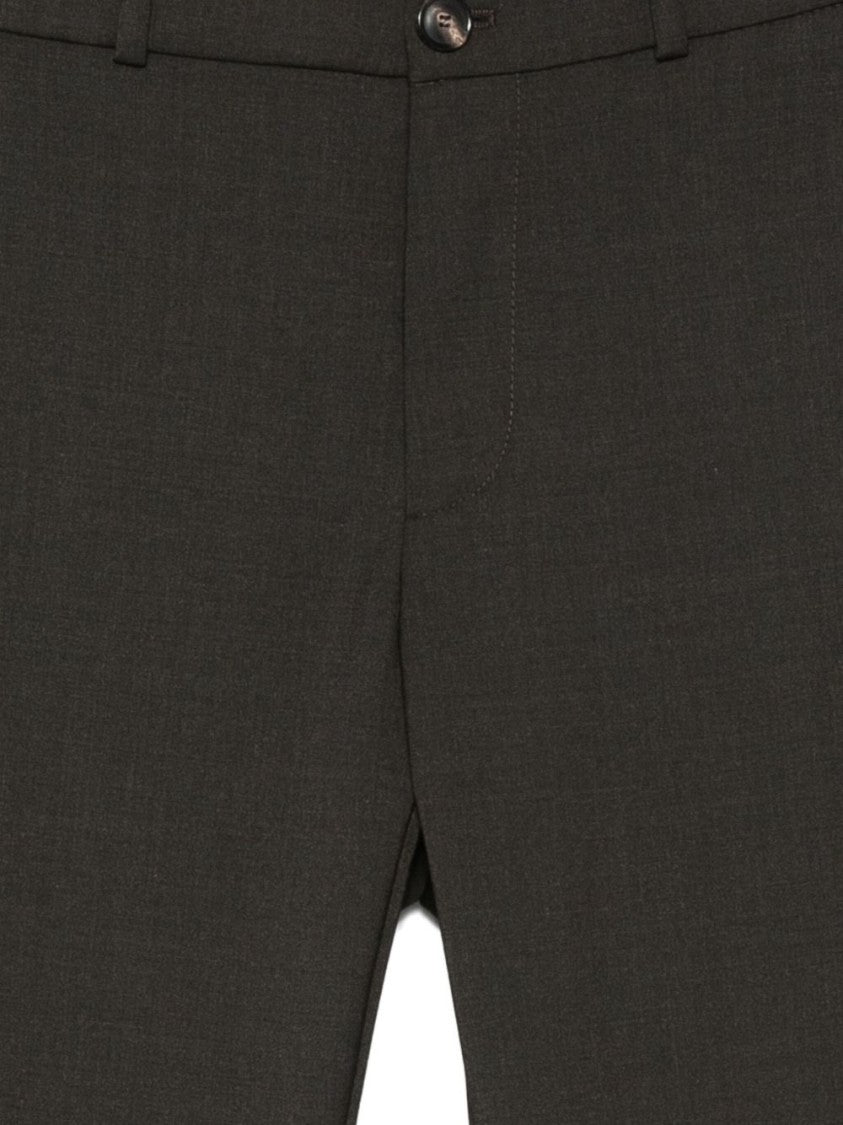 Rrd Tailored Brown Trousers With Minimalist Design