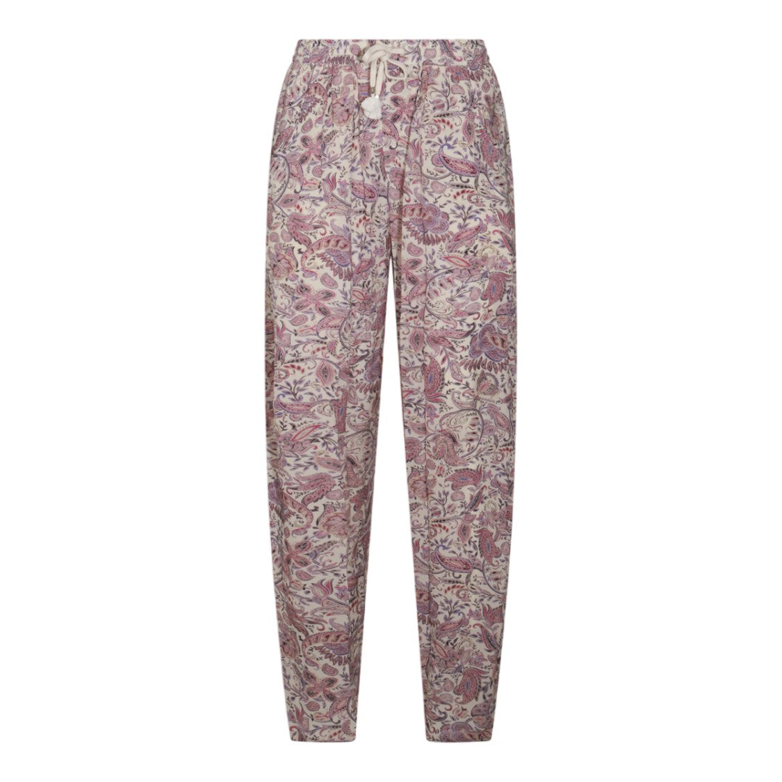 Isabel Marant Étoile Relaxed Fit Trousers With Tapered Leg And Paisley Pattern