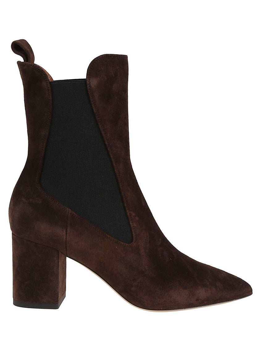 Paris Texas Leather Ankle Boots