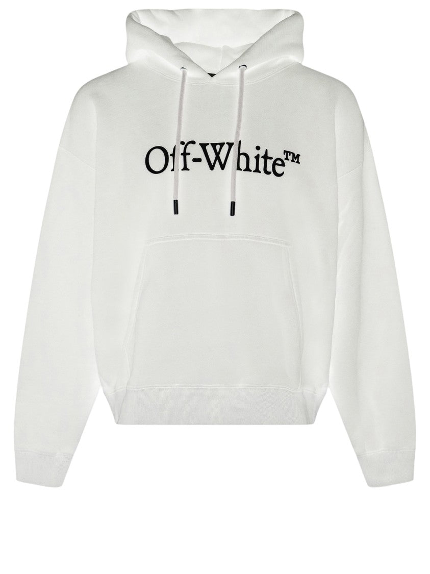 Off-White Relaxed-Fit Cotton Hoodie With Iconic Logo Print