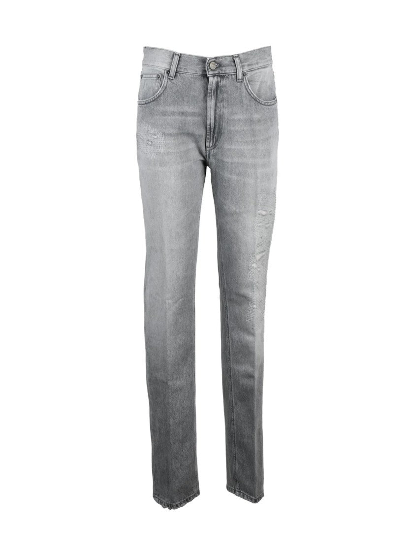 Dondup Light Grey Alicia Cotton Jeans